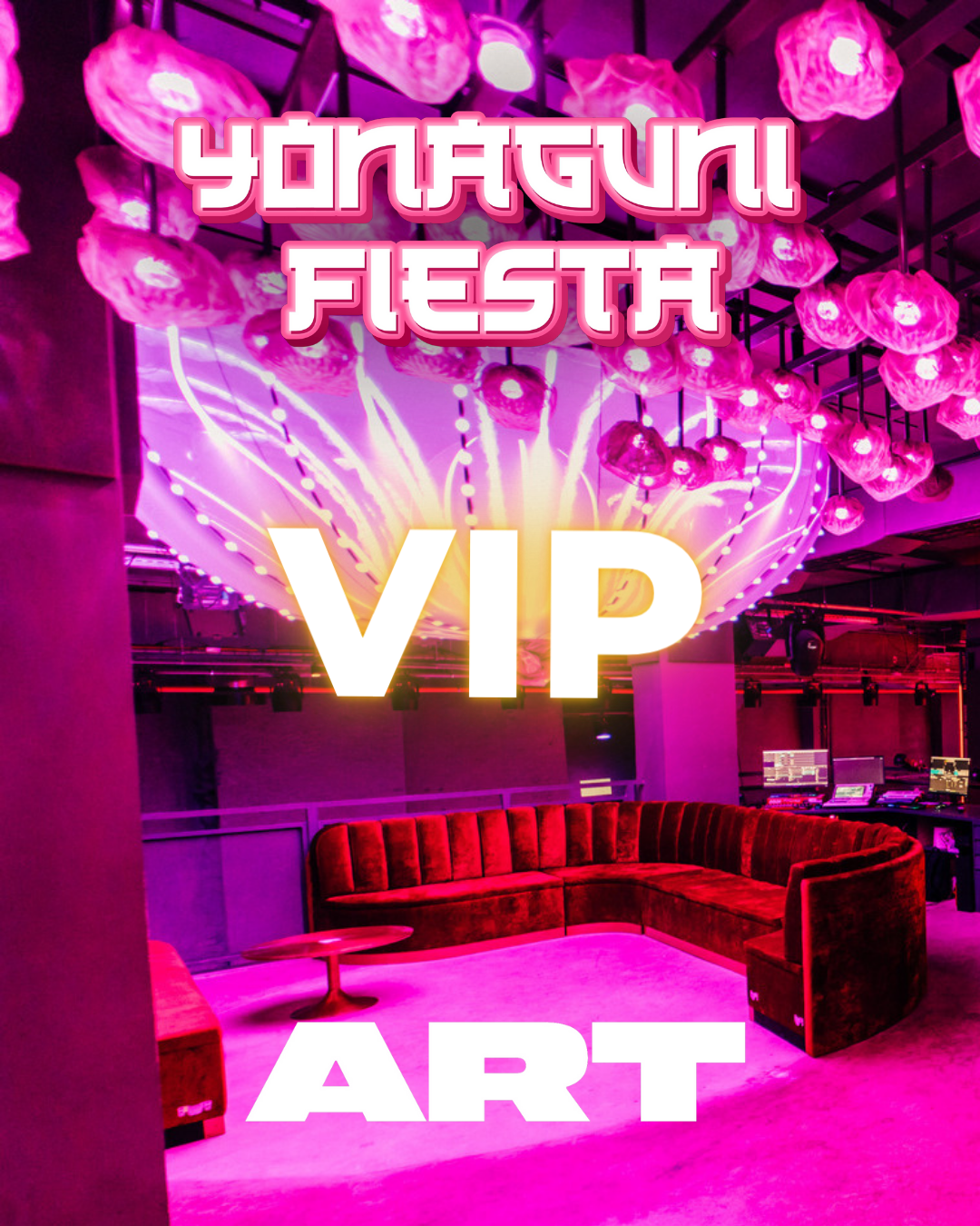 RESERVA VIP - 23 DIC SABADO  Yonaguni Fiesta Madrid